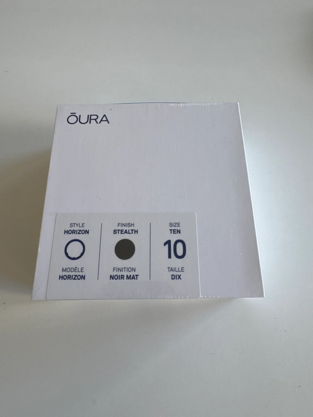 Oura Ring Horizon Stealth - Size 10