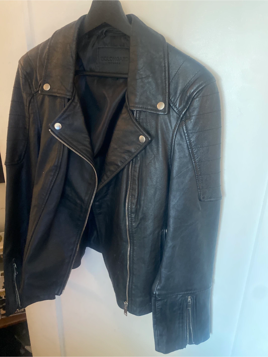 Bolongaro Trevor Black Leather Jacket