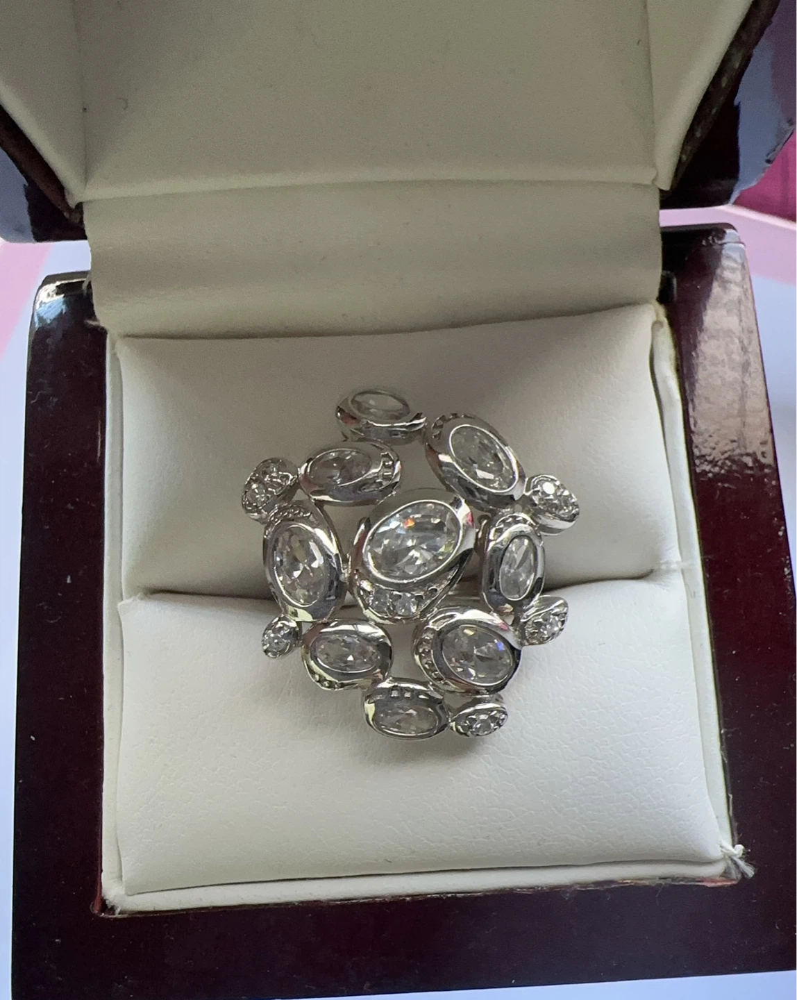 Sterling Silver 925 Ring with Cubic Zirconia