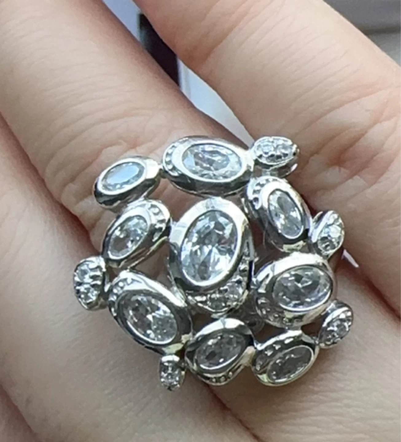 Sterling Silver 925 Ring with Cubic Zirconia - photo 3