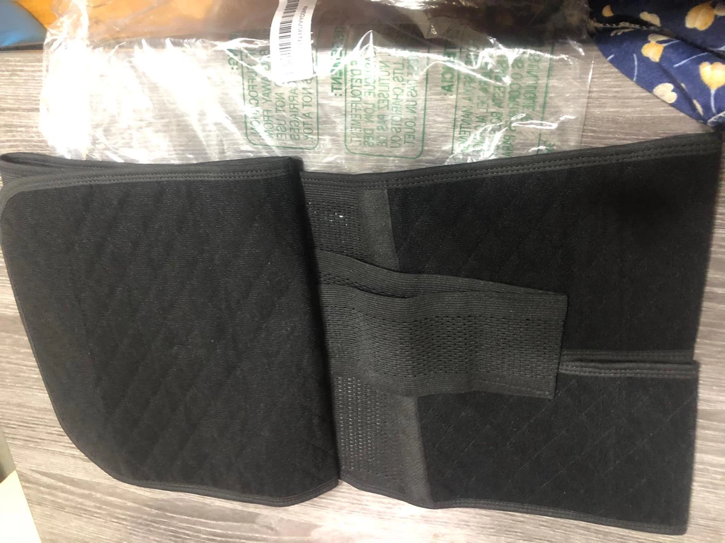 NEW- Black Waist Trainer Belt