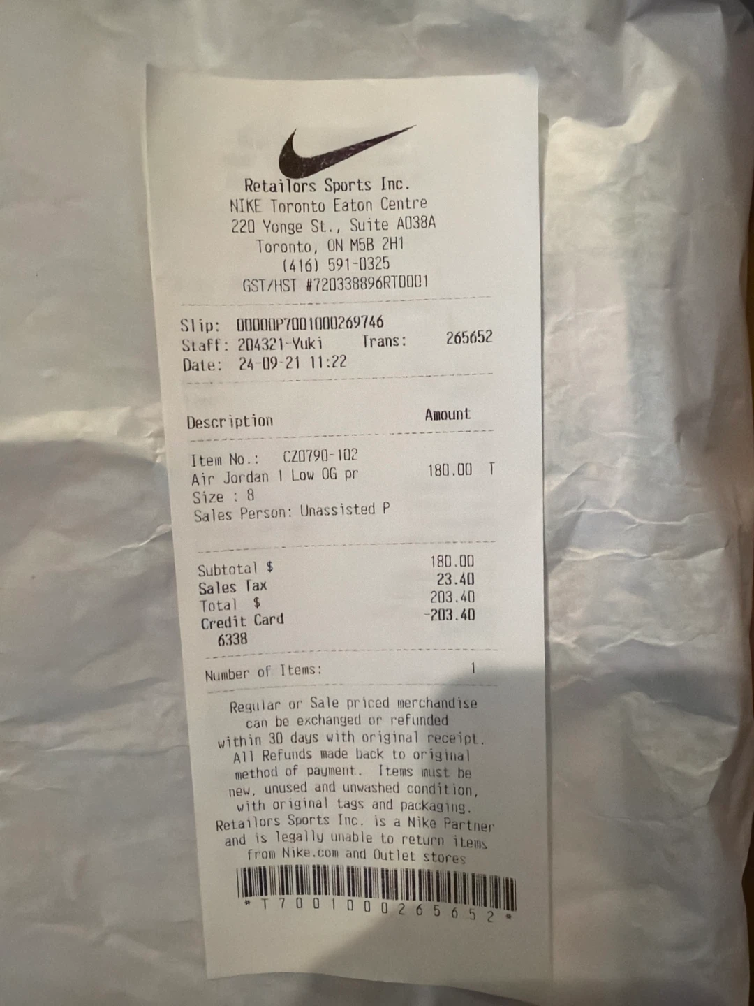 Nike Air Jordan 1 Retro Low OG Mocha, Size 8 - photo 2