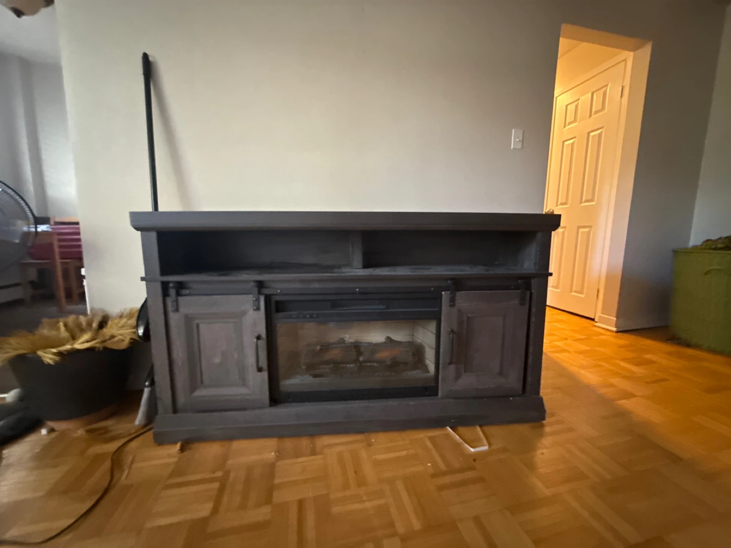 Fireplace TV stand