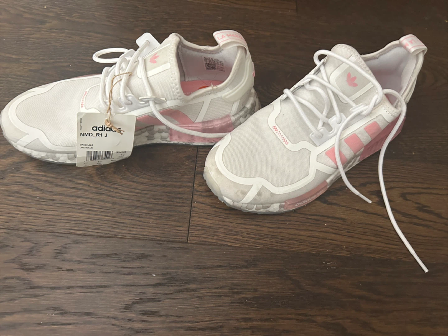 Adidas NMD_R1 shoes - White/Pink - photo 2