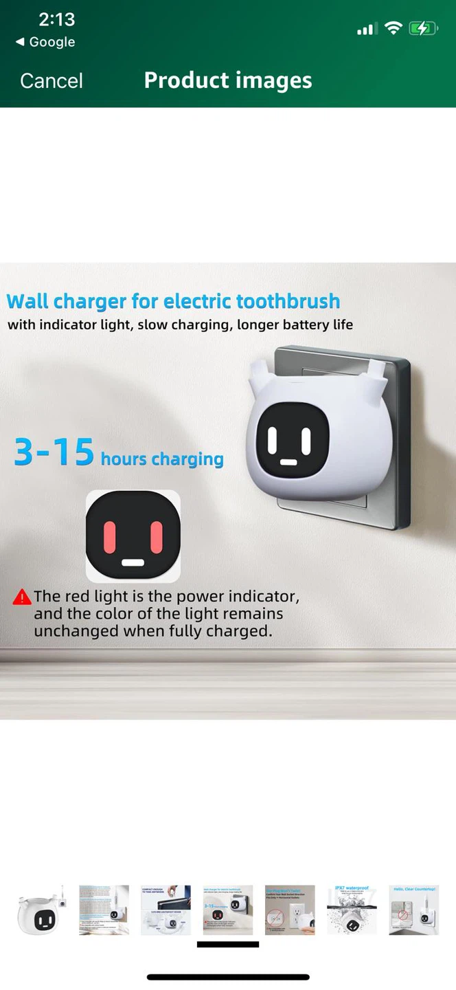 Teeteck Inductive Toothbrush Charger - New in Box! - photo 5