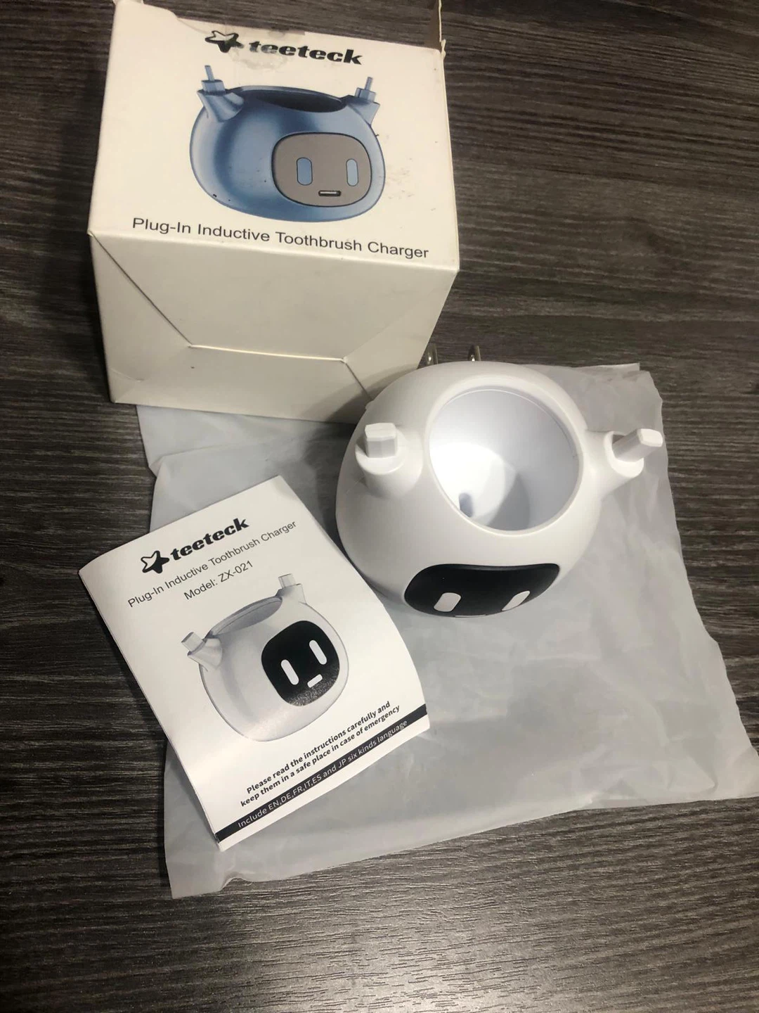 Teeteck Inductive Toothbrush Charger - New in Box! - photo 2