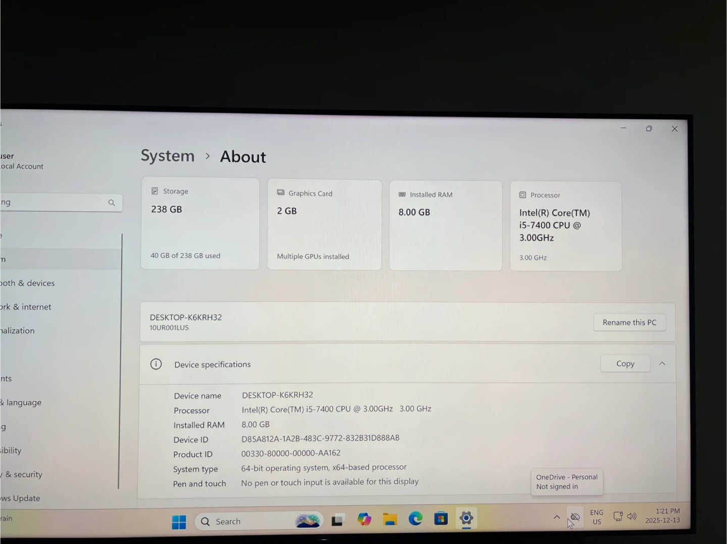 Lenovo ThinkCentre Desktop PC - photo 2