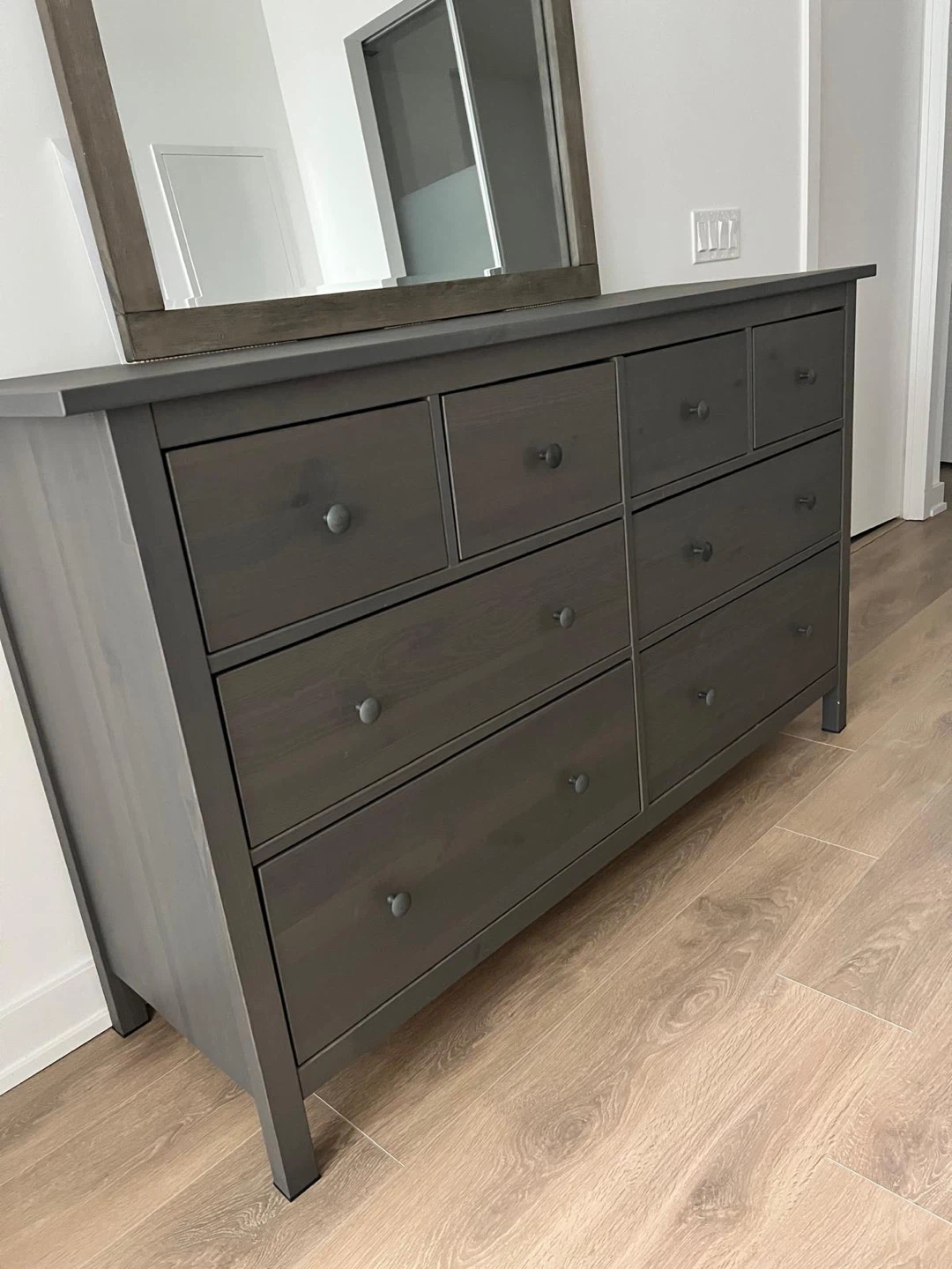 IKEA Hemnes 8-Drawer Dresser - Grey - photo 2