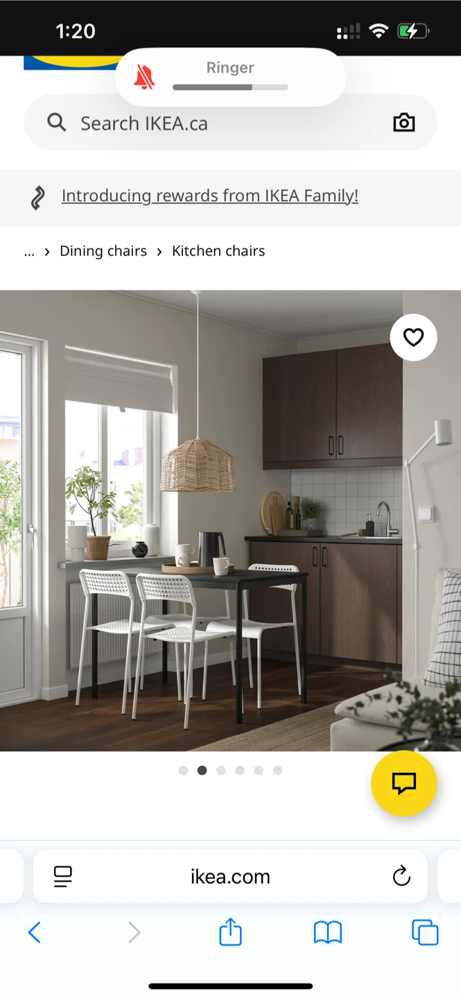 IKEA Sandsberg White Kitchen Chairs - Set of 2 - photo 3