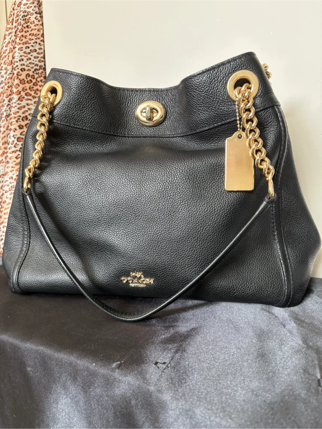 Coach Black Leather Shoulder Bag K1780-36855 - photo 5