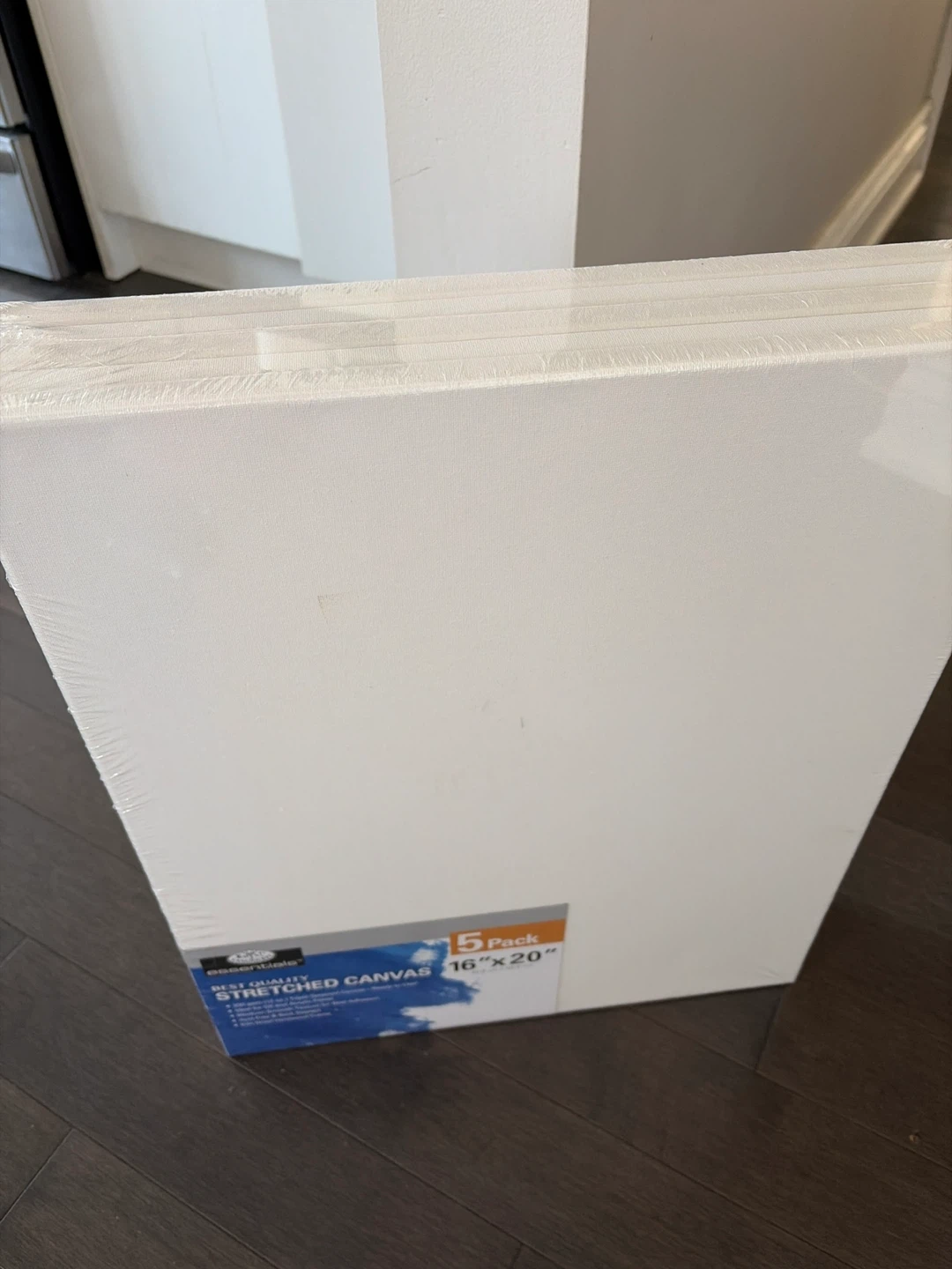 Artist's Essentials Stretched Canvas 16"x20" 5 Pack - New - photo 3