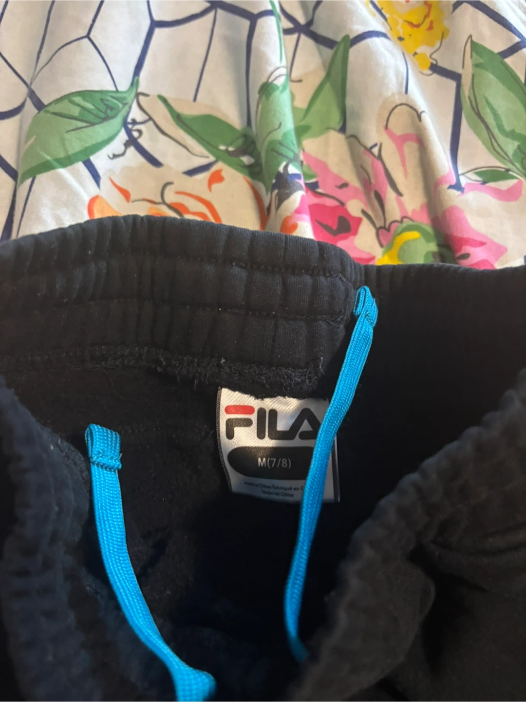 Fila Black Sweatpants Size M (7/8) - photo 2