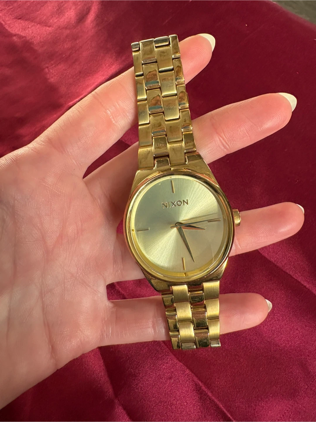 Nixon 'The Idol' Gold Watch - photo 3