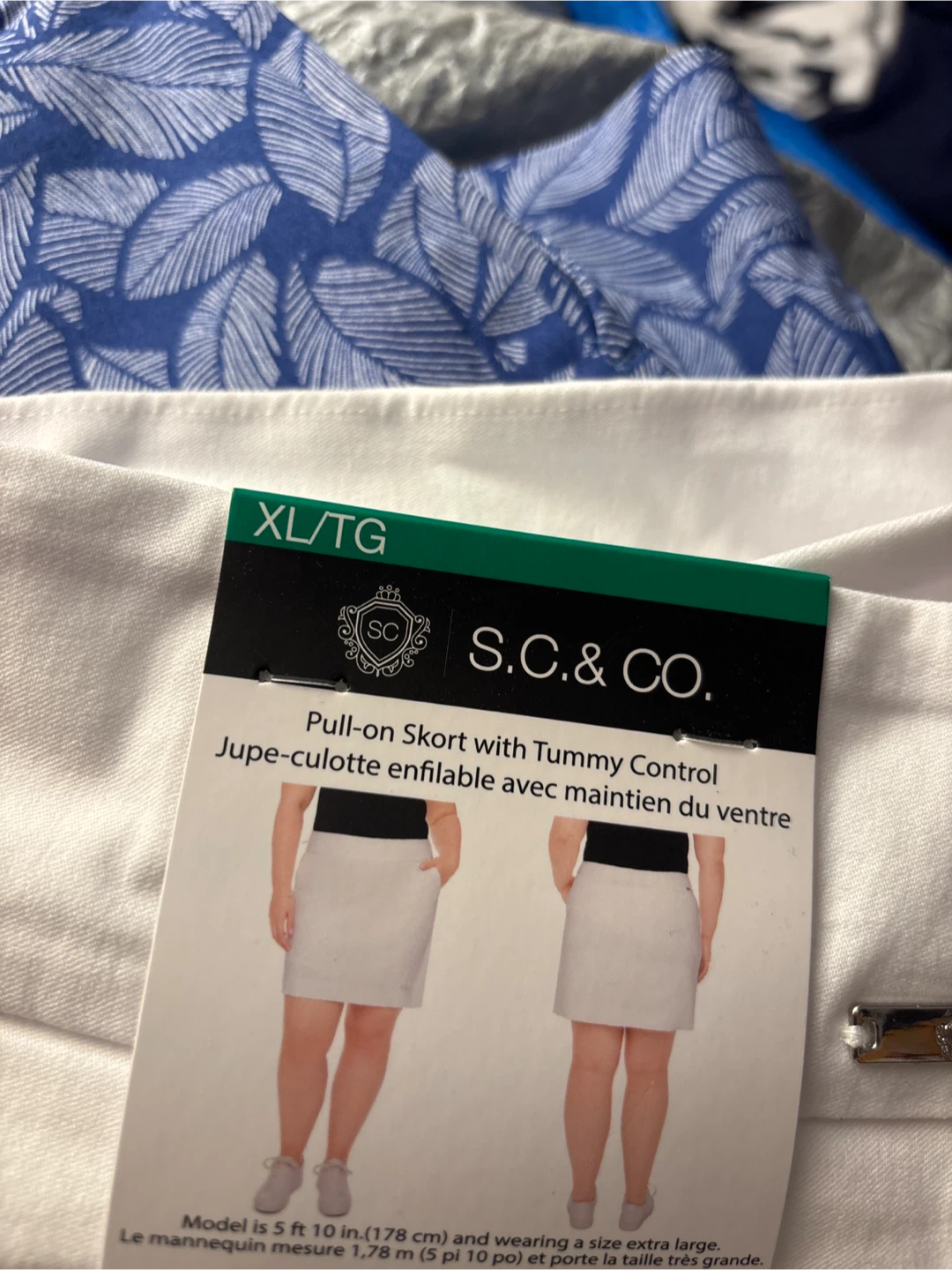 New 2pc S.C. & CO. XL Pull-on Skort with Tummy Control - photo 2