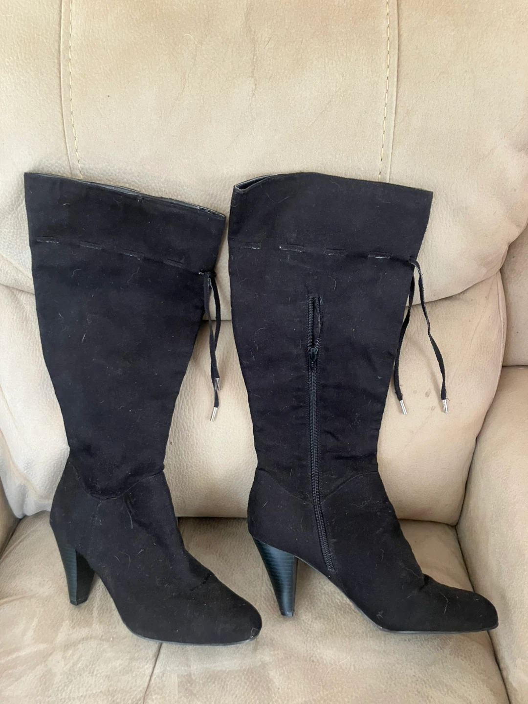 Clinton Black  Boots - Size 8.5