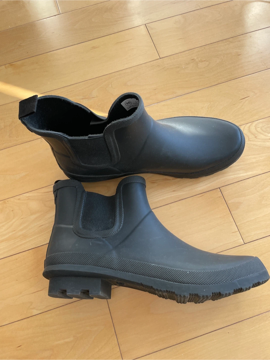 Black Chelsea Men’s Rain Boots - Size 10 #gifting - photo 2