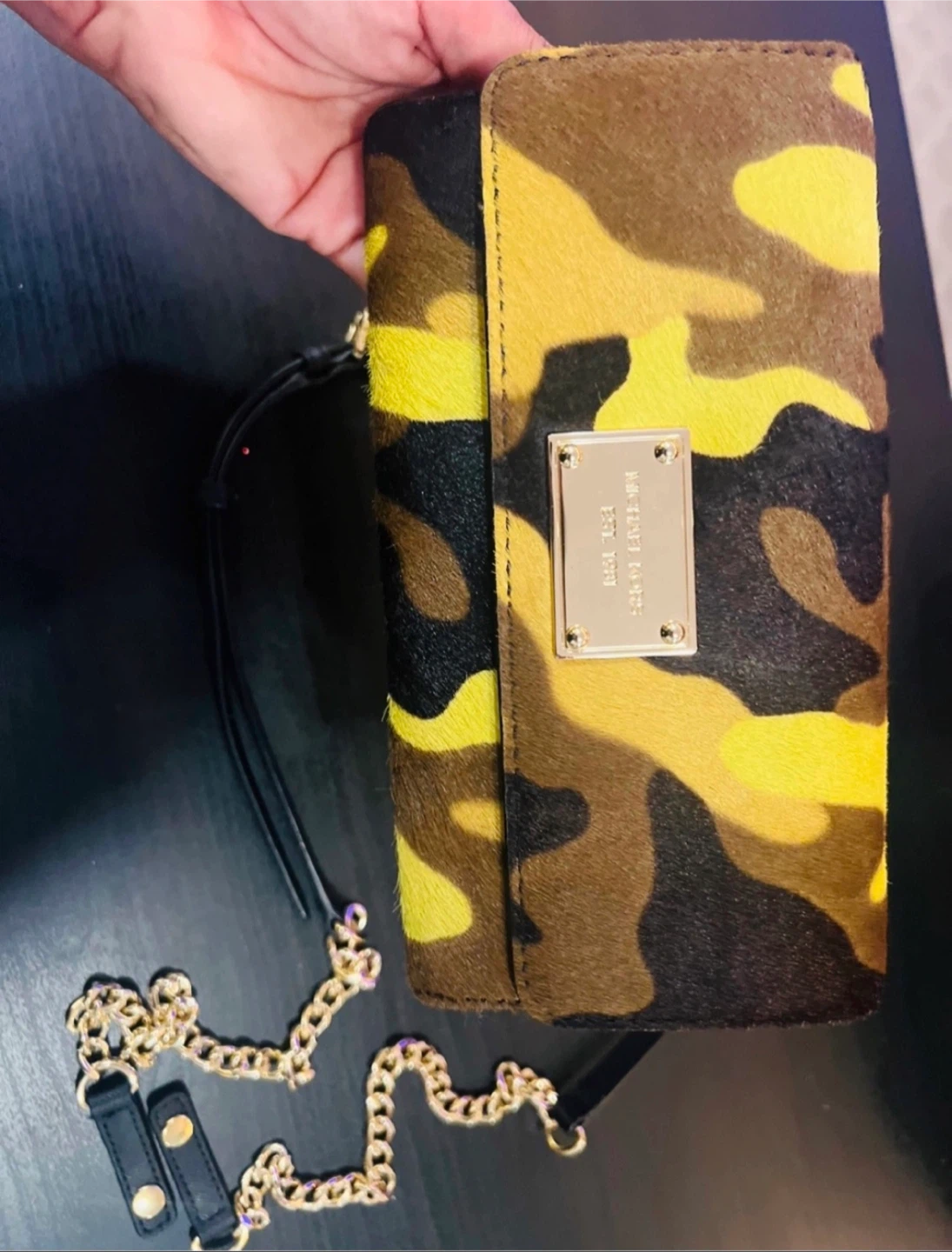 Michael Kors Hamilton Camouflage Calf Hair Crossbody - photo 3