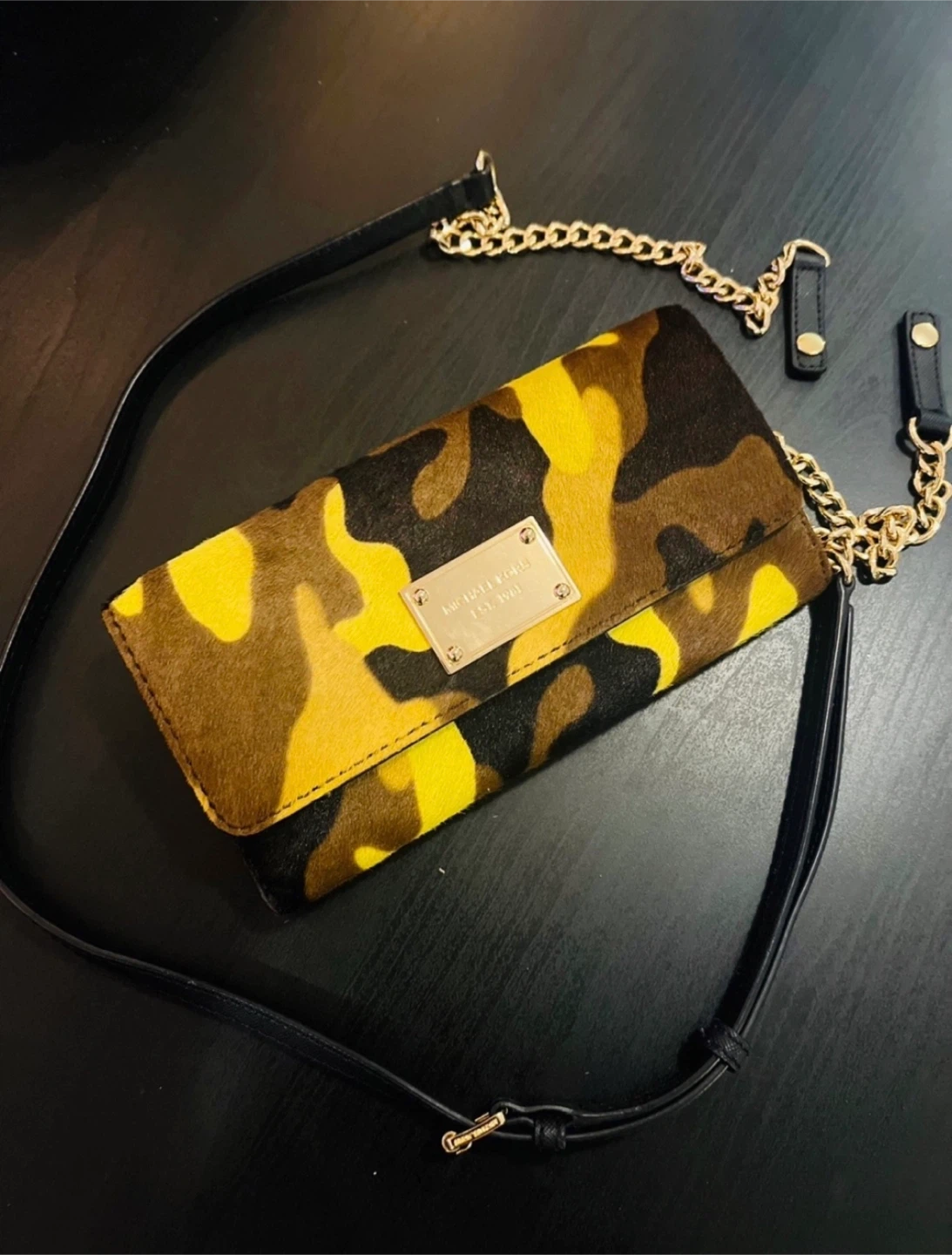 Michael Kors Hamilton Camouflage Calf Hair Crossbody - photo 4