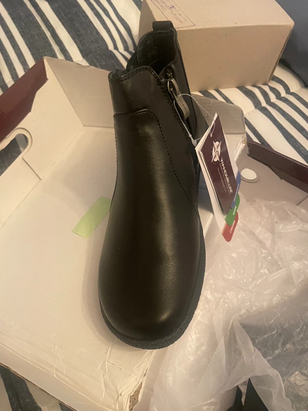 Wanderlust Maddi Black Waterproof Boots - Size 6M