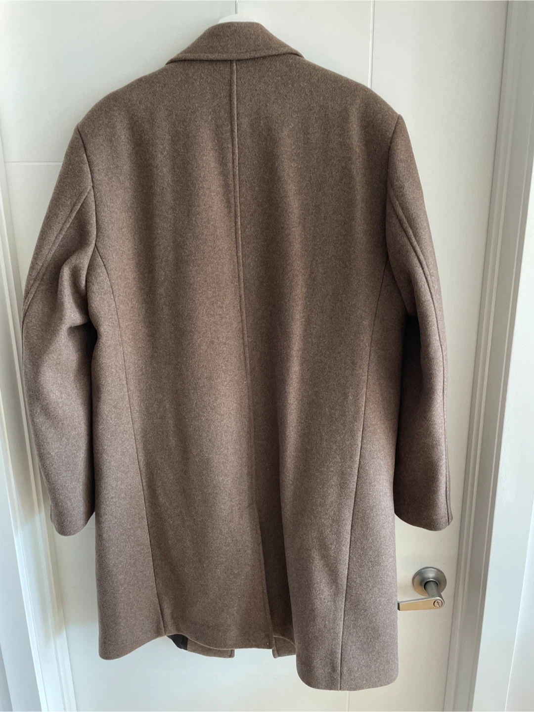Wool Blend Men’s Overcoat - Size L - photo 3