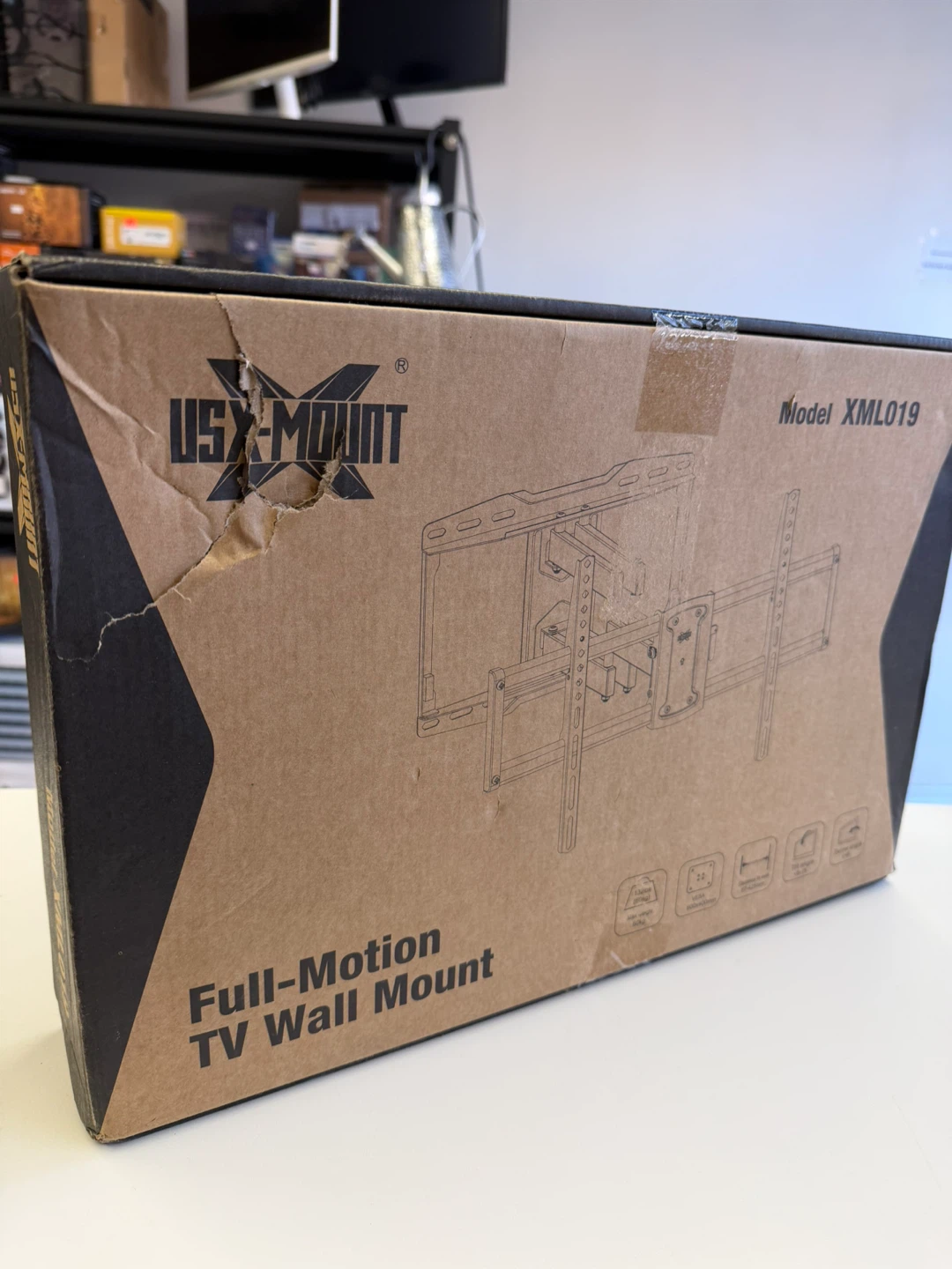 Large Full-Motion TV Wall Mount XML019 - photo 3