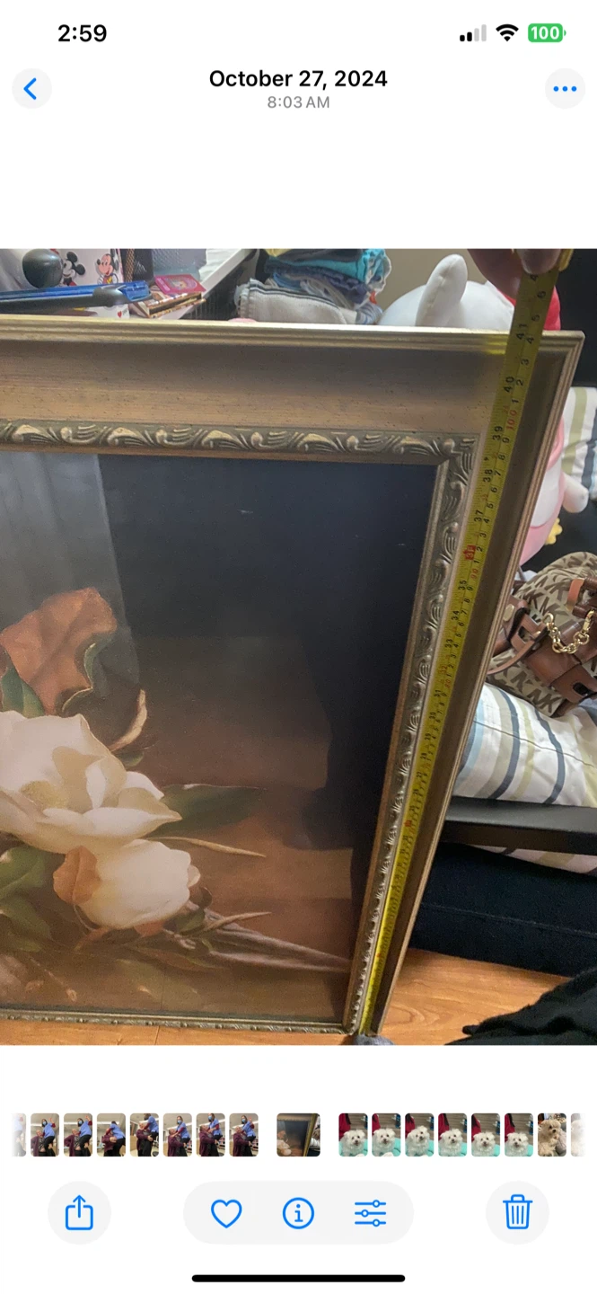 Framed Floral Print - photo 3