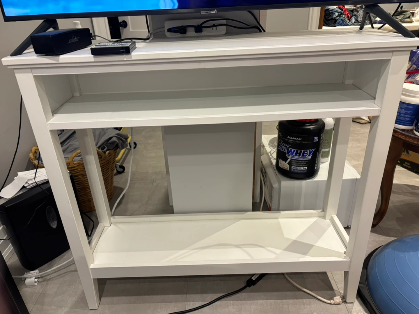 MOVING SALE: IKEA White Console Table