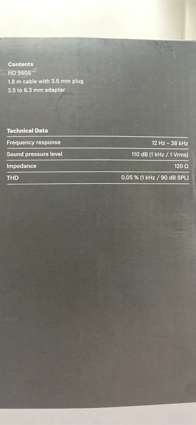 Sennheiser HD 560S Headphones - Like New! - photo 3