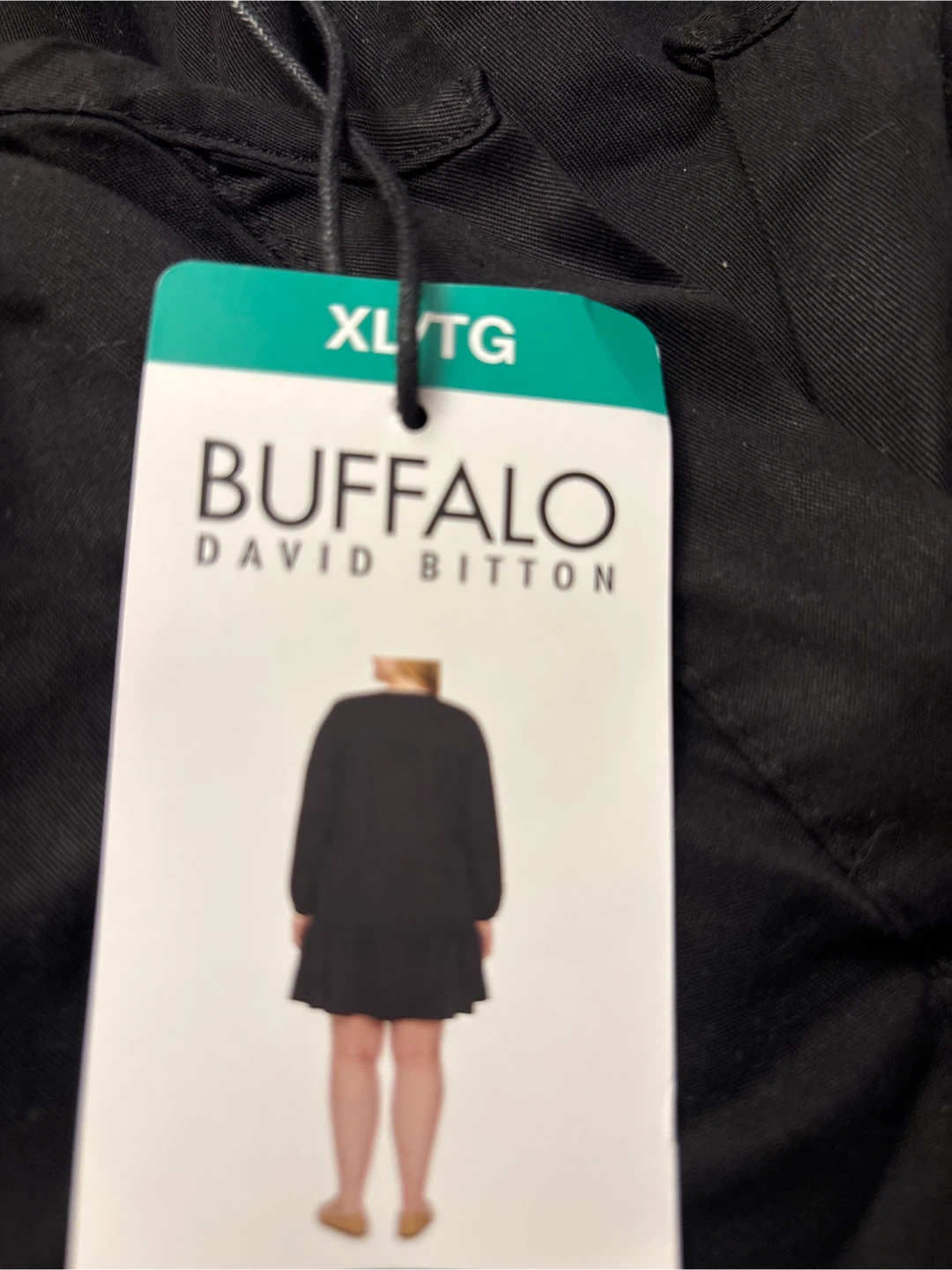 New Buffalo David Bitton Black Dress - XL - photo 3