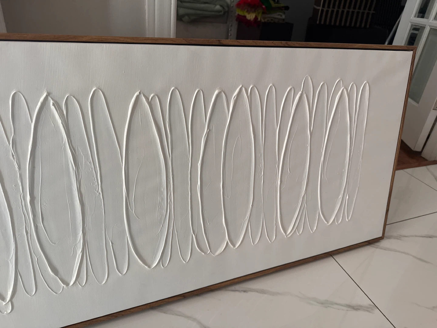 Abstract White Wall Art - photo 3