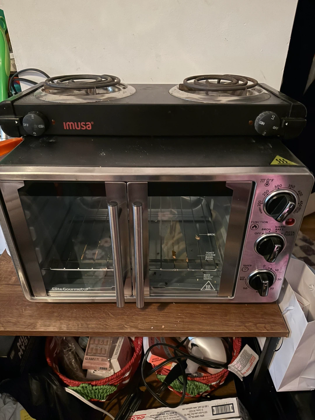 Elite Gourmet Countertop Toaster Oven - Large Capacity