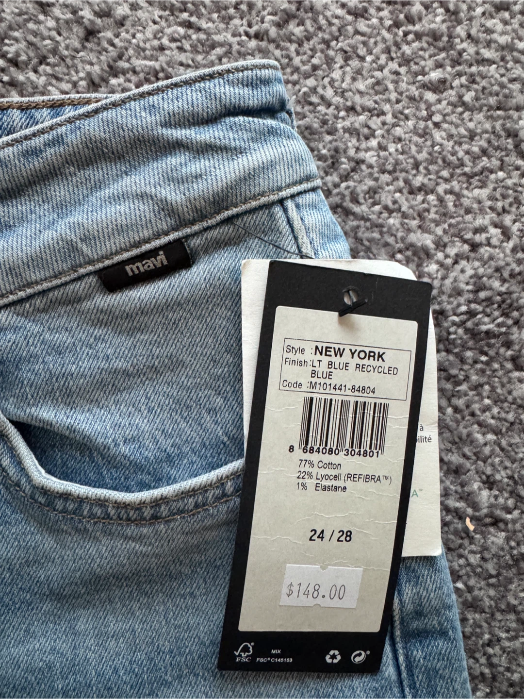 Brand New Mavi high rise straight jeans - photo 2