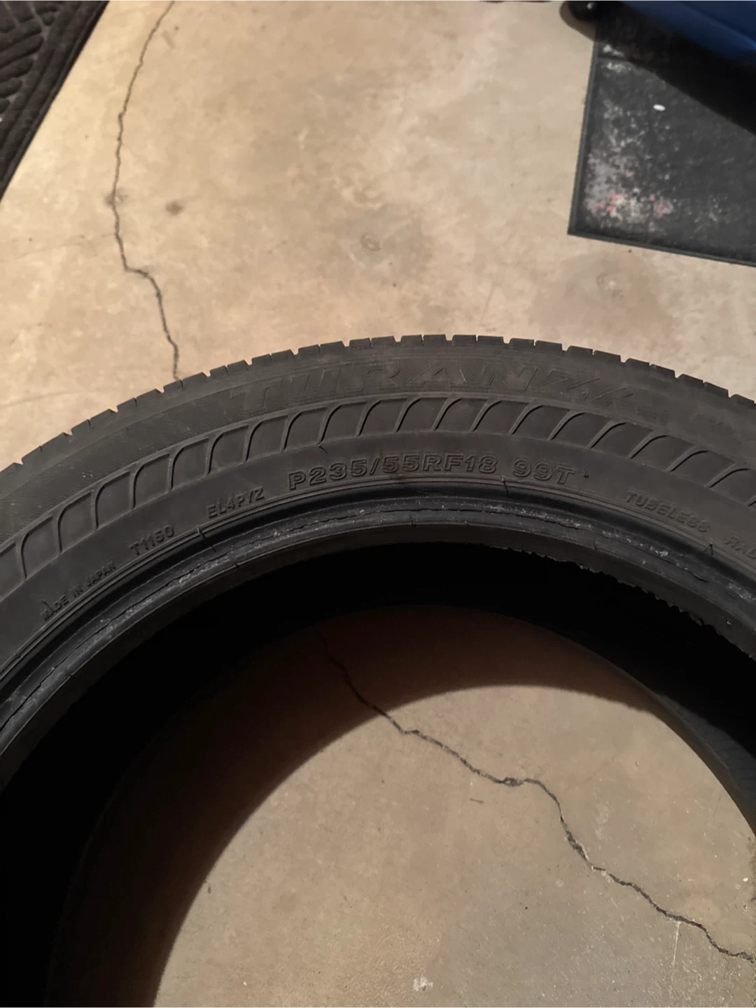 Used P235/55RF18 99T Tire - photo 2