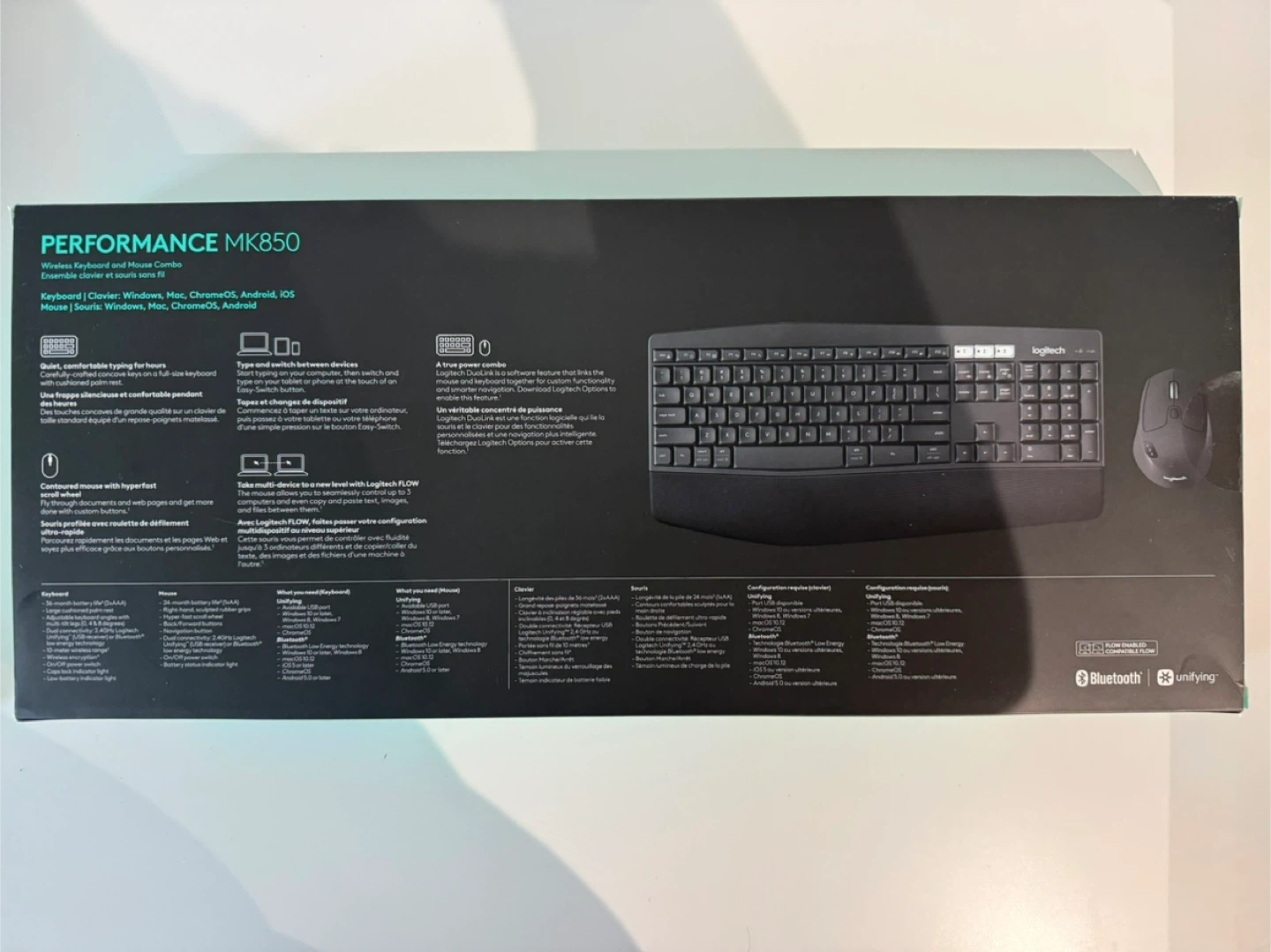Like New Logitech Bluetooth K850 Performance Keyboard - photo 2