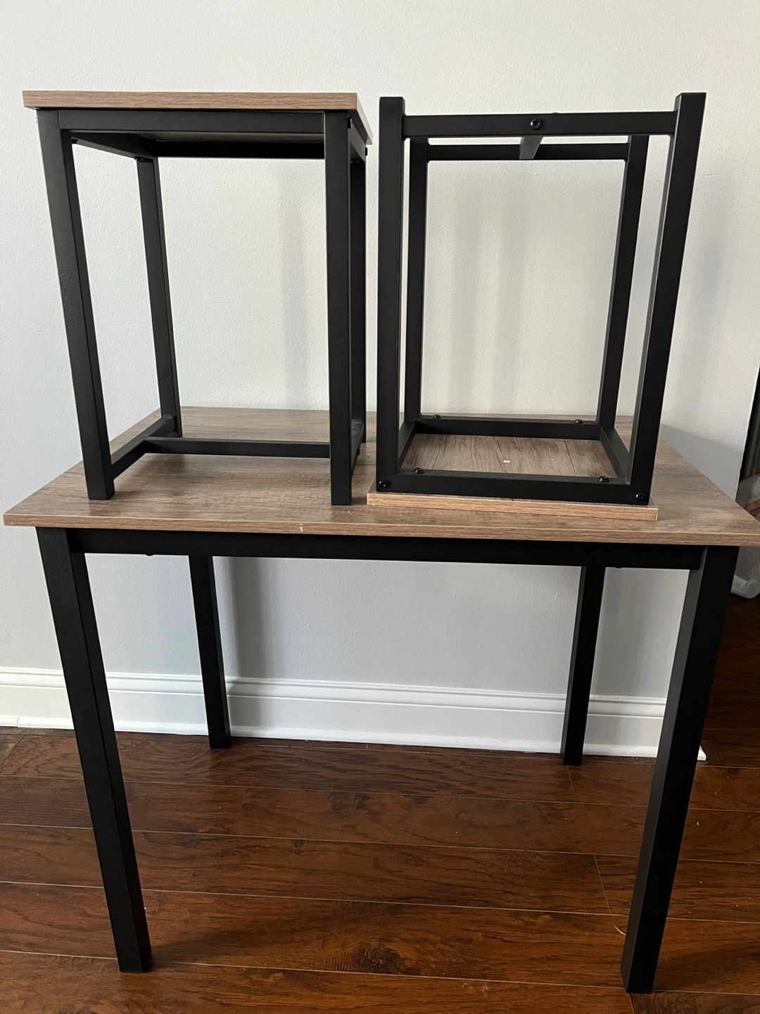 Yaheetech 3 Piece Dining Table Set