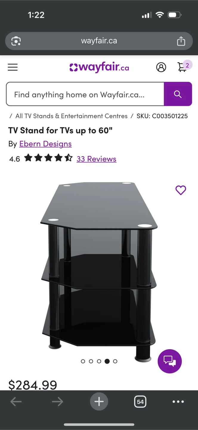 Ebern Stand for TVs up to 60"