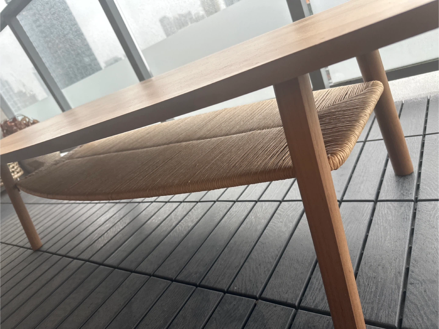 Oval Wooden Coffee Table - photo 2