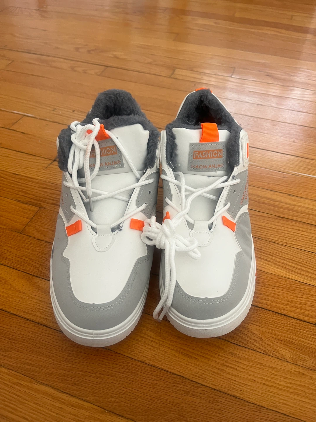 White & Grey Fashion Sneakers
