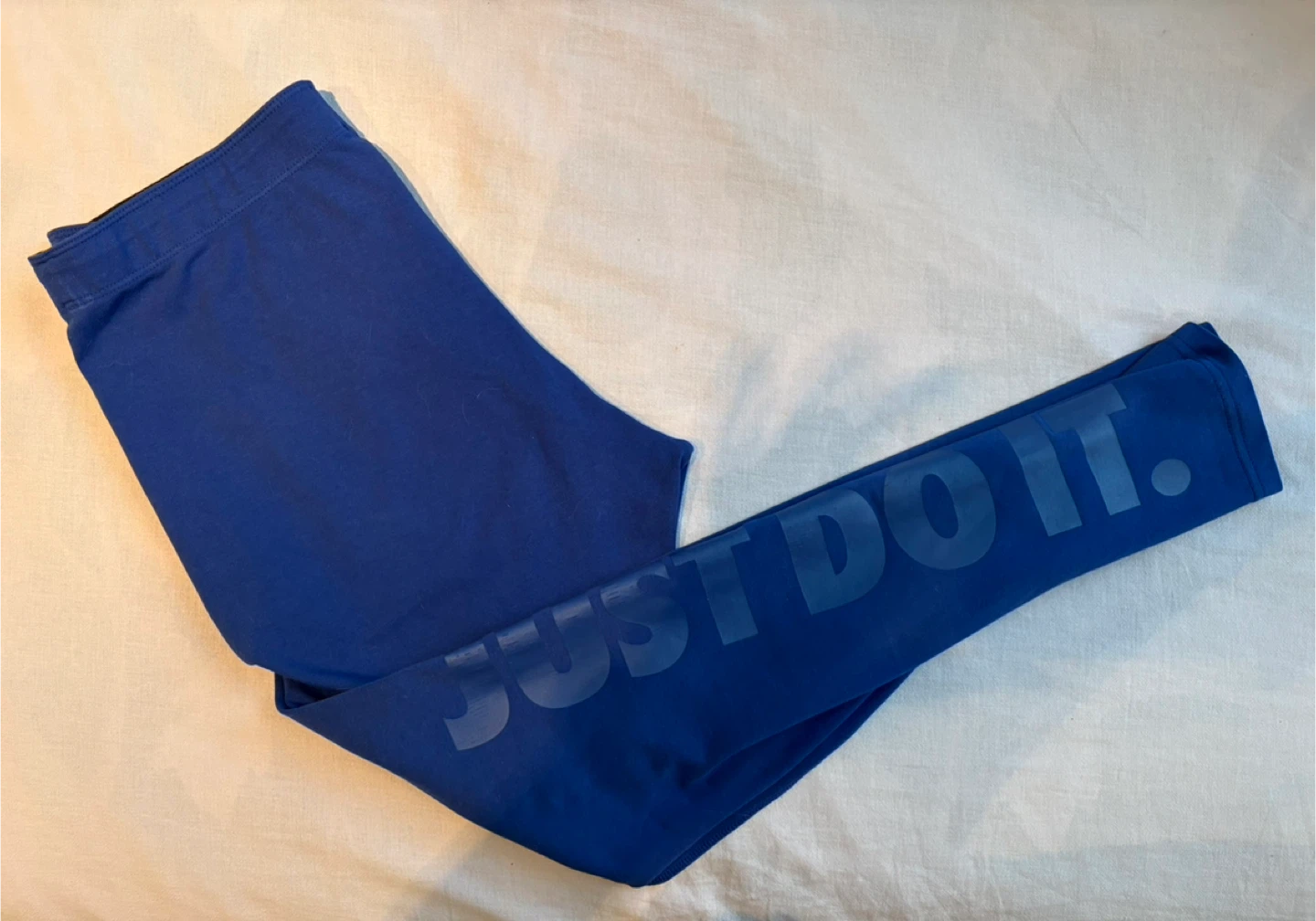 Nike Leggings in Deep Blue, Size Large