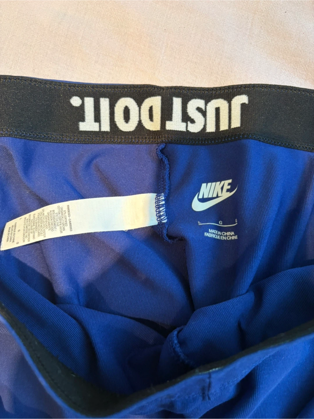 Nike Leggings in Deep Blue, Size Large - photo 2