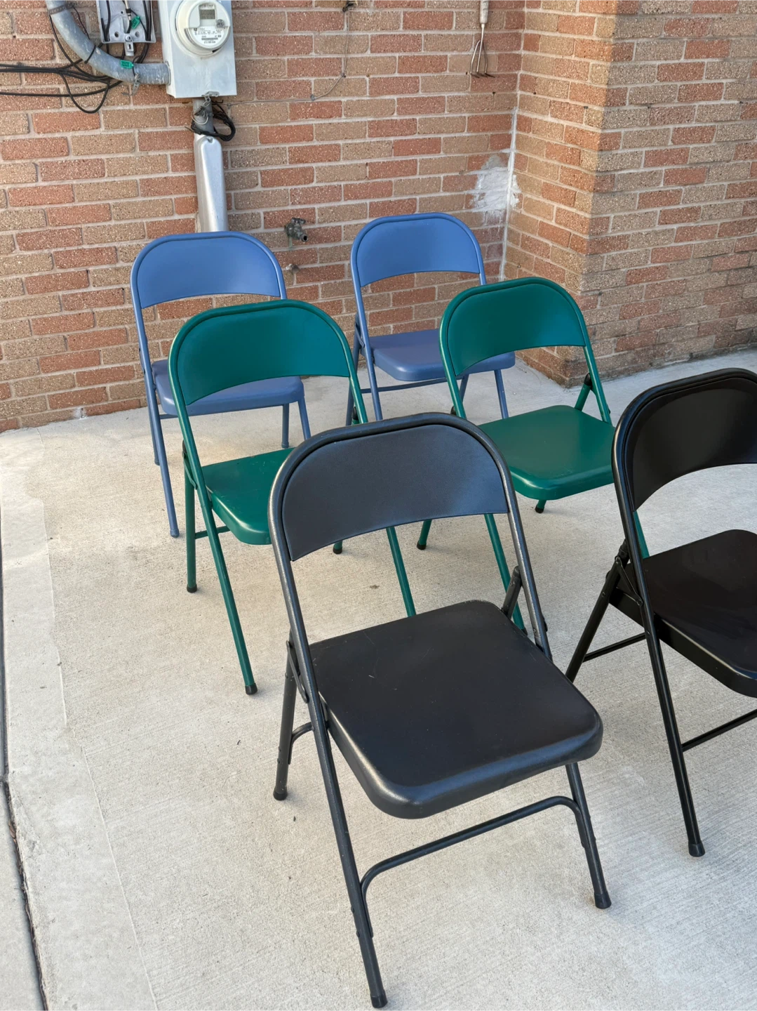 Folding Chairs - Black, Green, Blue - photo 5
