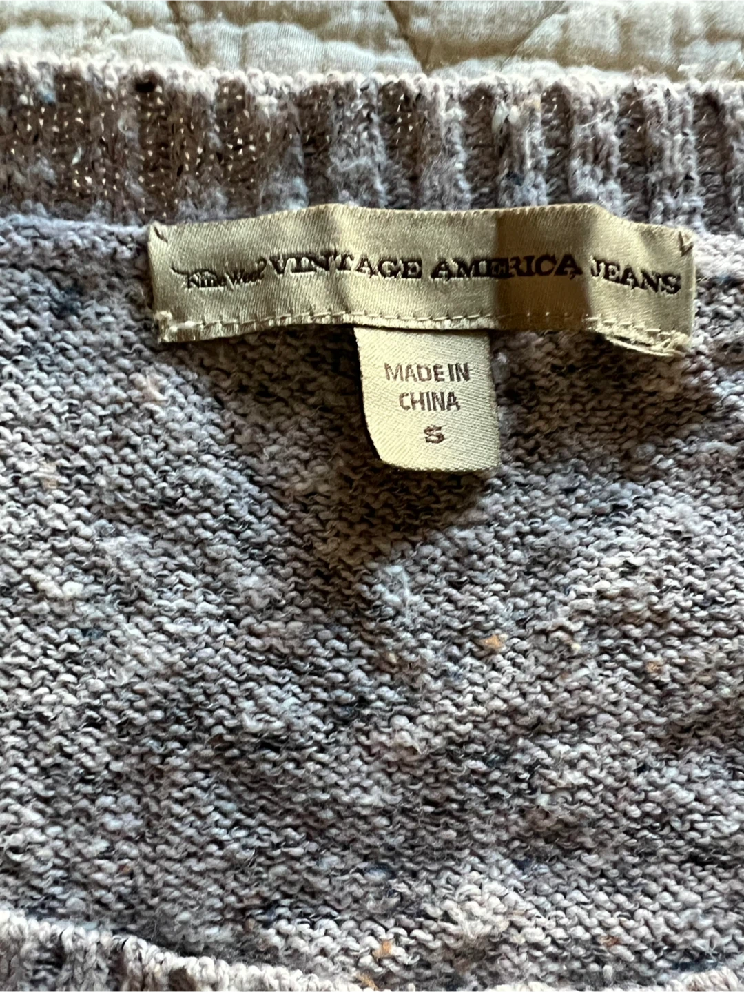 Vintage America Jeans Knit Top - Size S - photo 3