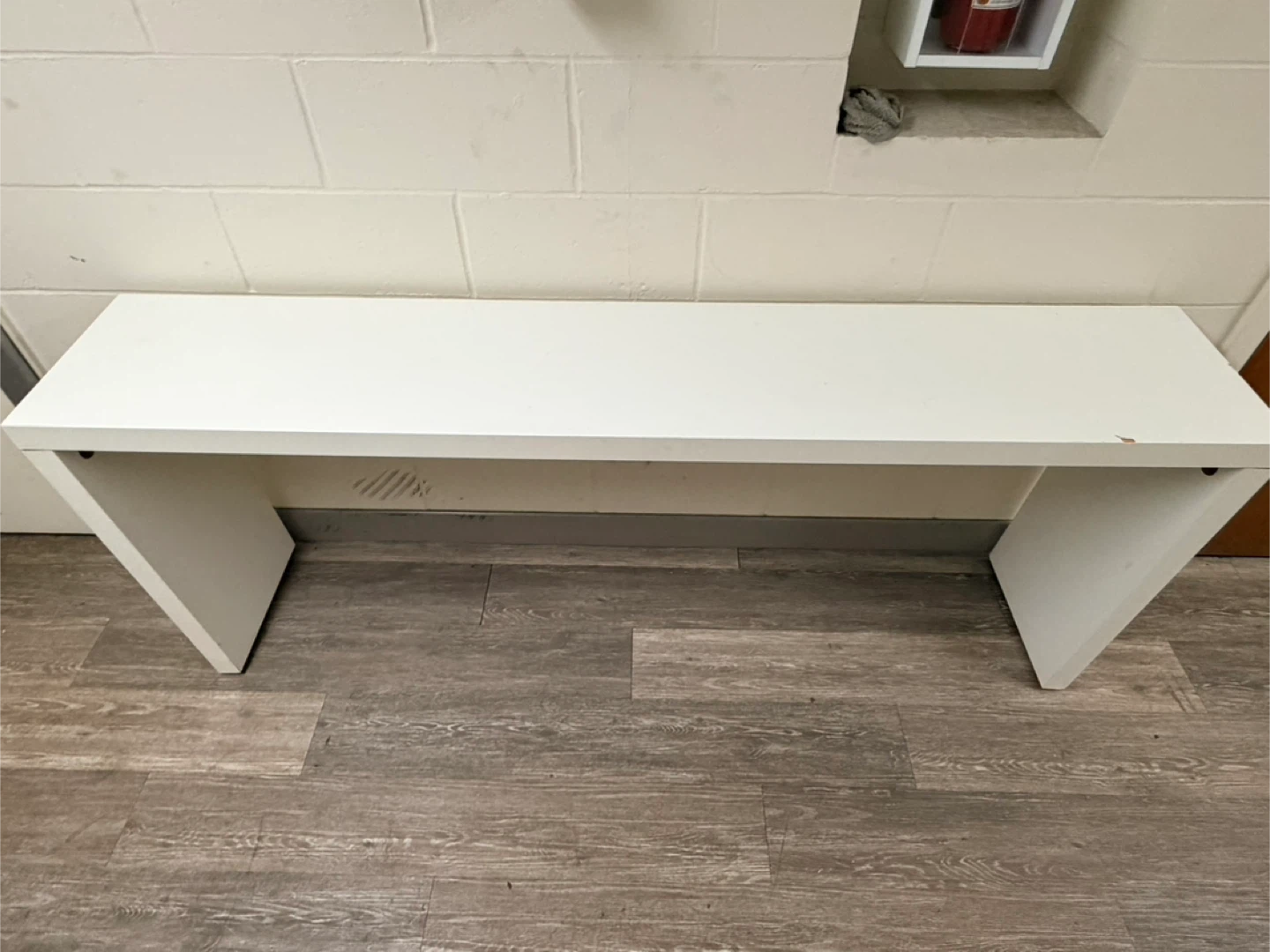 IKEA White overbed table/desk - photo 4