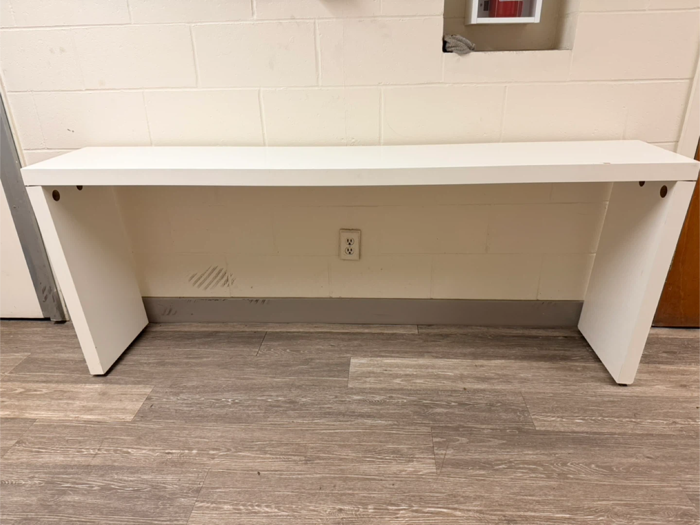 IKEA White overbed table/desk - photo 3