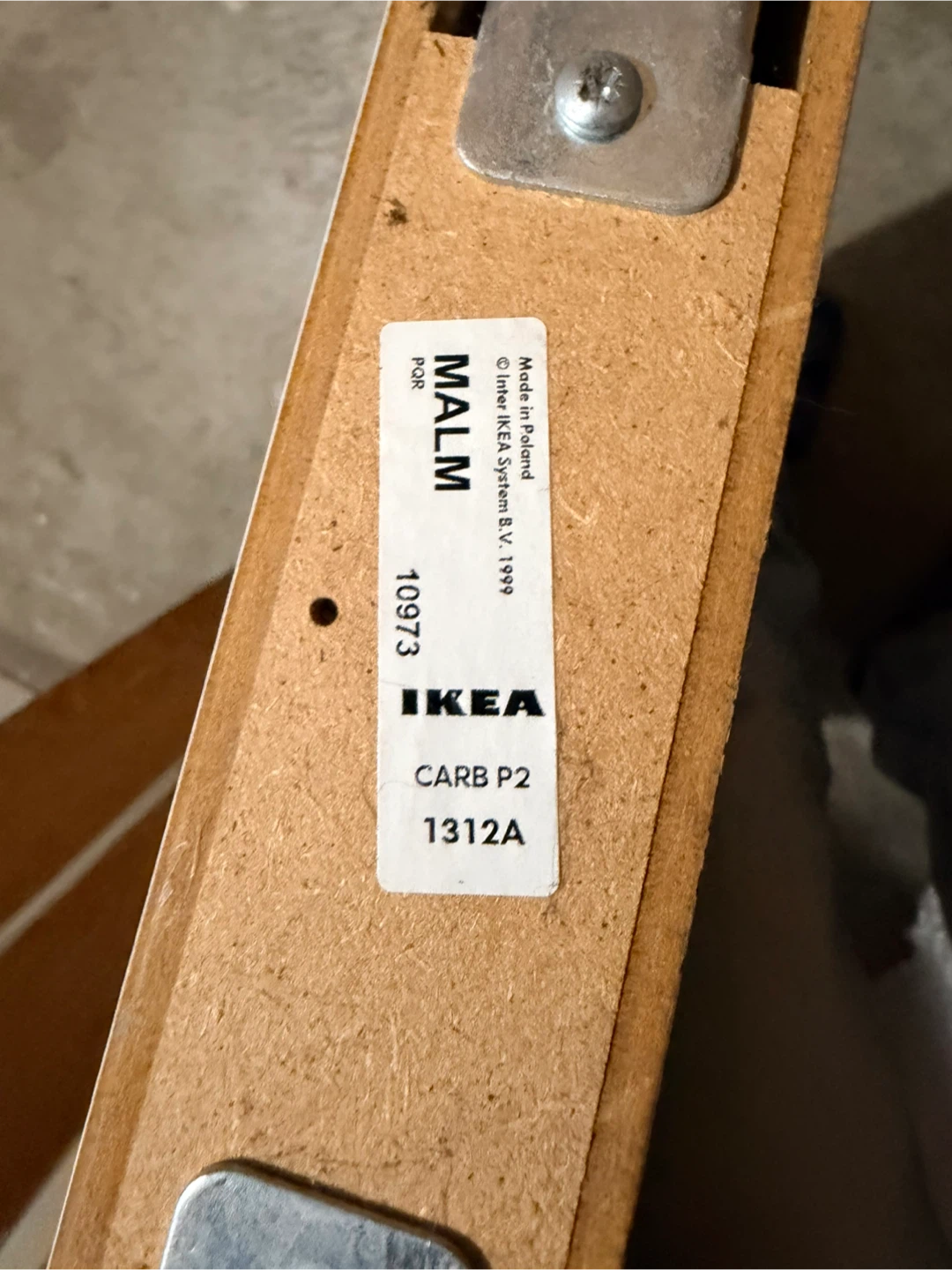 IKEA White overbed table/desk - photo 5
