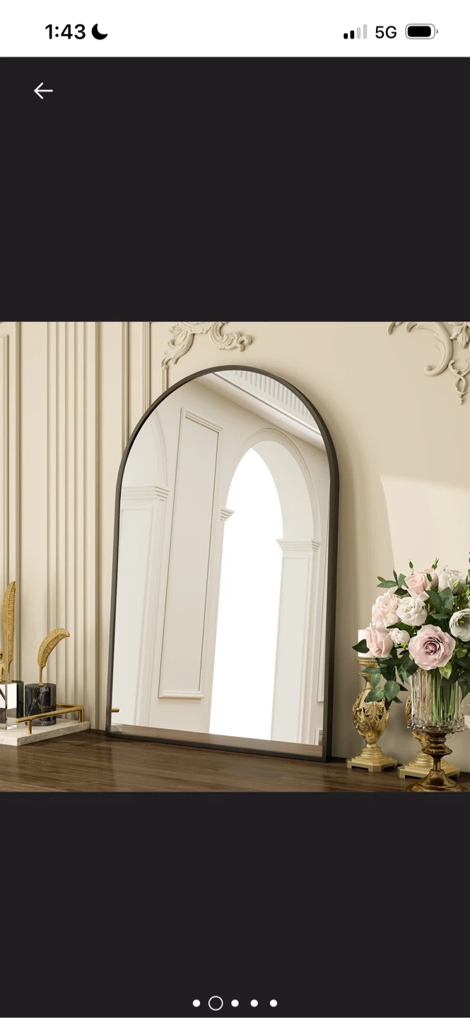New Wayfair Arched Mirror, 30" x 24" - photo 3