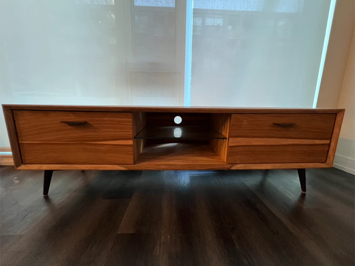 Wood TV Stand with Drawers