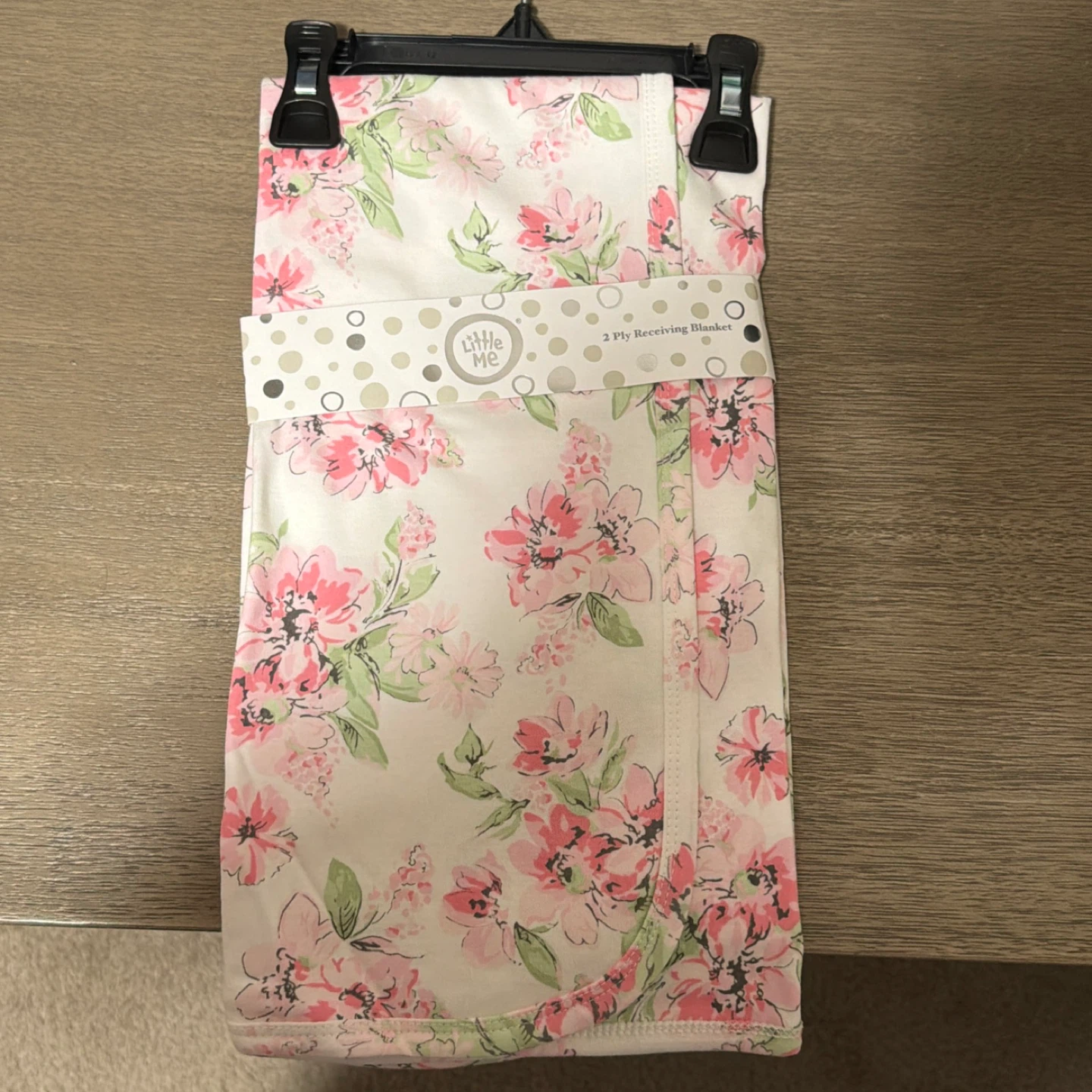 Little Me Floral Receiving Blanket - 30x27