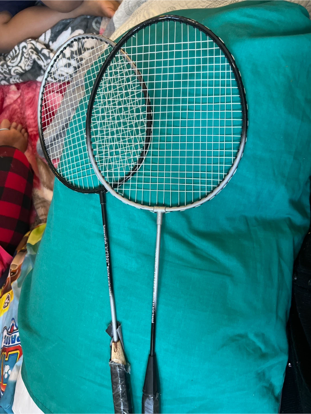 Pair of Victory Badminton Rackets