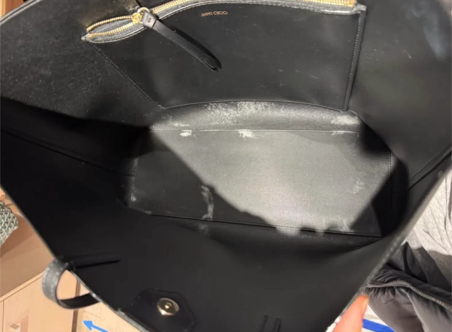 Jimmy Choo Black Leather Tote Bag - photo 2